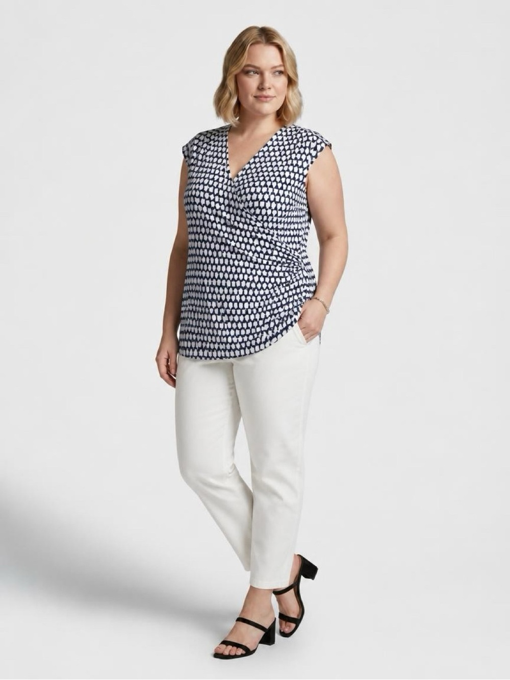 Charter Club patterned top